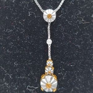 Coach Minimalist Daisy Rivet Necklace. VGC & Attractive.